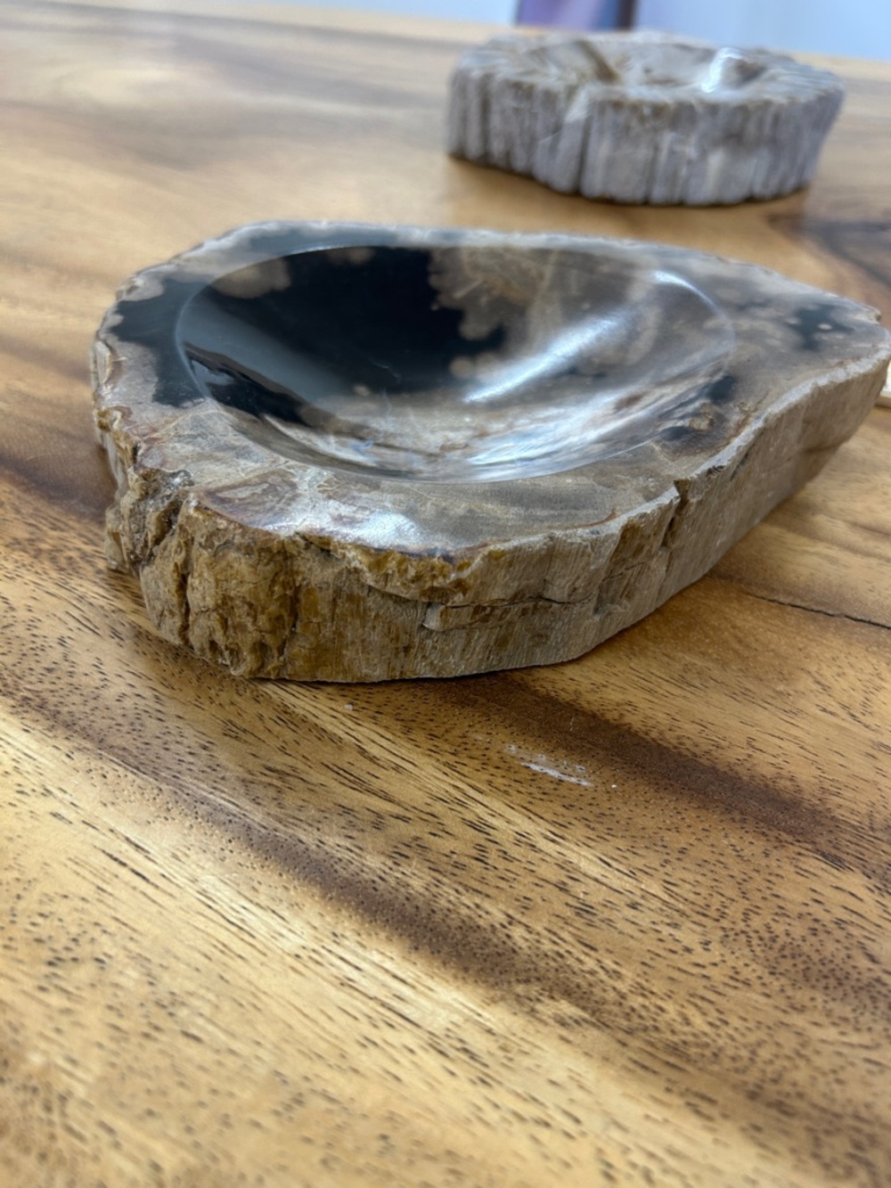 Petrified Wood Decorative Bowl - Picture 7 of 17